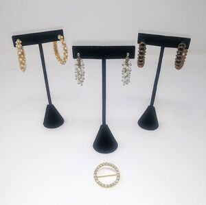 6 pc Vintage Earring, Brooch and Necklace Ensemble